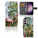 Samsung Galaxy S24 Plus Housse de livre jungle avec fentes pour cartes