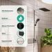 Hansgrohe Raindance Alive Q Doucheset met thermostaat, 21x34 cm, 3 stralen, EcoSmart, matzwart