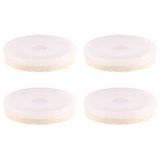 Wagner QuickClick® viltglijders meubelglijders voor TENO-systeem onderste afsluiting - set van 4 Ø 50 mm - vervangbaar - van wolvilt Soft voor TENO meubelpoot Ø 60 mm - Made in DE - 15825704