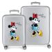 Disney Minnie Joyful Kofferset, 100 stuks, grijs, 55/70 cm