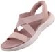 Skechers Slip-Ins Go Walk Flex Sandaal - Glimmer Up Damessandaal Roze