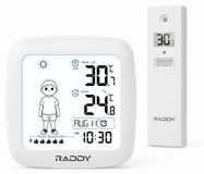 Station météo enfants - Conseils vestimentaires - Prévisions météo - Capteur extérieur Ipx4