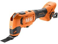 AEG - Multitool - Draadloos - Snijden van materiaal, Schuren, Polijsten, Zagen, Frezen, Strippen, Schrapen - 6 Snelheden - Softgrip Handvat - Batterij Pro18V - BMT18-0
