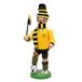 Dekohelden24 Räuchermann als voetballer met zwart/gele outfit, ca. 20 cm