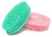 Set de 2 brosses corporelles en silicone pour le nettoyage