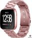 Strap-it Fitbit Versa / Versa 2 bracelet en acier - rose