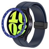 Wigento Samsung Galaxy Watch 6 Classic 47mm smartwatch hoes, tijdlijn ontwerp, blauw