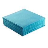 Morigami, servetten standaardformaat, 1/4-voudig, puntige punt, 200 servetten, turquoise