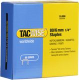 TACWISE Nietjes 80/10 mm verzinkt, 10.000 stuks