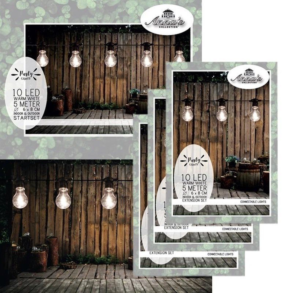 Anna's Collection Feestverlichting Lichtsnoer - 20m - Warm Wit - Binnen/Buiten
