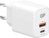GP GPWC20WPWHUSB824 Chargeur USB 20 W USB-A, USB-C Quick Charge 3.0, USB PD 3.0 Blanc