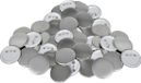 vidaXL Boutons - 25 mm - 500 pièces - Argent