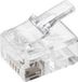 Tru Components TRU COMPONENTS Western RJ12-connector TC-9202512 Stekker, recht Aantal polen 6P6C Transparant 5 stuk(s)