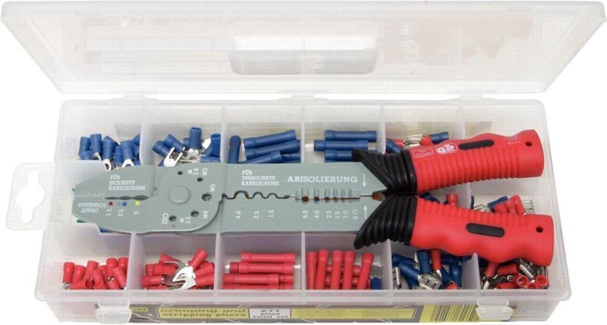 KSTools draadkniptang en krimptang set - 4042146137208