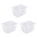keeeper Bak emil, stapelbaar door draaien, 38 x 28,5 x 20,5 cm, 15 l, transparant, 3 stuks