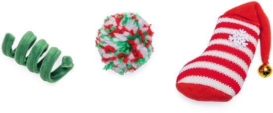 Beeztees Kerstfun Hamster Speelgoed One Size