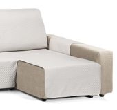 Martina Home Diamond chaise longue-sprei, gewatteerd, 240 cm, linnen, universeel