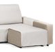 Martina Home Diamond chaise longue-sprei, gewatteerd, 240 cm, linnen, universeel
