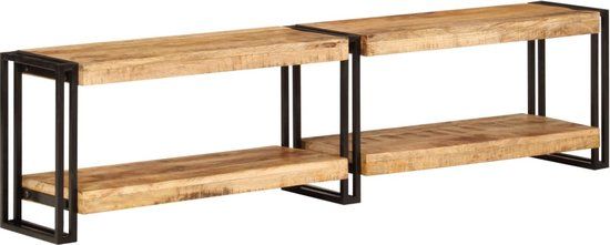 vidaXL Tv-meubel 160x30x40 cm massief mangohout