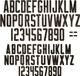 Sizzix Thinlits Die Set Alphanumeric Theory 73pcs