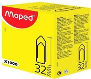 Maped Paperclips Medium - 32 mm - Zilver - 1000 stuks
