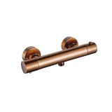 Fortifura Calvi Thermostatische Douchekraan - opbouw - PVD - geborsteld koper