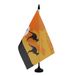 AZ FLAG Tafelvlag Australische Kangoeroe Silhouet 21x14 cm Plastic Voet