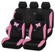 Housses de siège auto universelles avec compatibilité airbags latéraux, rose