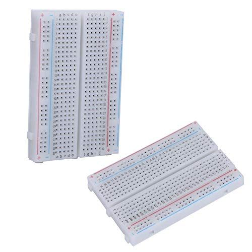 YWBL-WH Herbruikbare Breadboard Circuit Board Solderless 400 Tie-Punten Breadboard Circuit Testing Board 85×55mm/3.3×2.2in