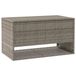 VidaXL Opbergbox voor buiten 100x55x55,5 cm poly rattan grijs