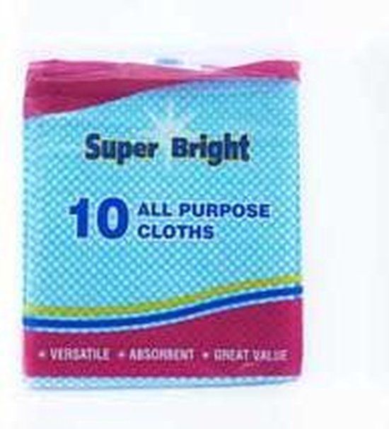 Super Bright Superbr Superbr Su03k-1 All Purpose Cloth X10