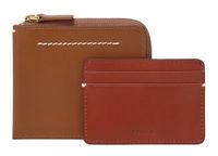 FOSSIL Westover Large Zip Bifold Saddle bruine kaarthoes kaarthouder