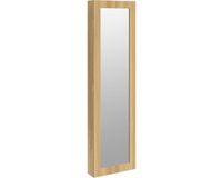 vidaXL Sieradenkast met spiegel wandgemonteerd 30x8,5x106 cm