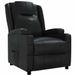 vidaXL Fauteuil réglable similicuir noir
