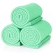 ALCLEAR 3 stuks Oeko Tex fleecedekens, mintgroen, 130 x 160 cm