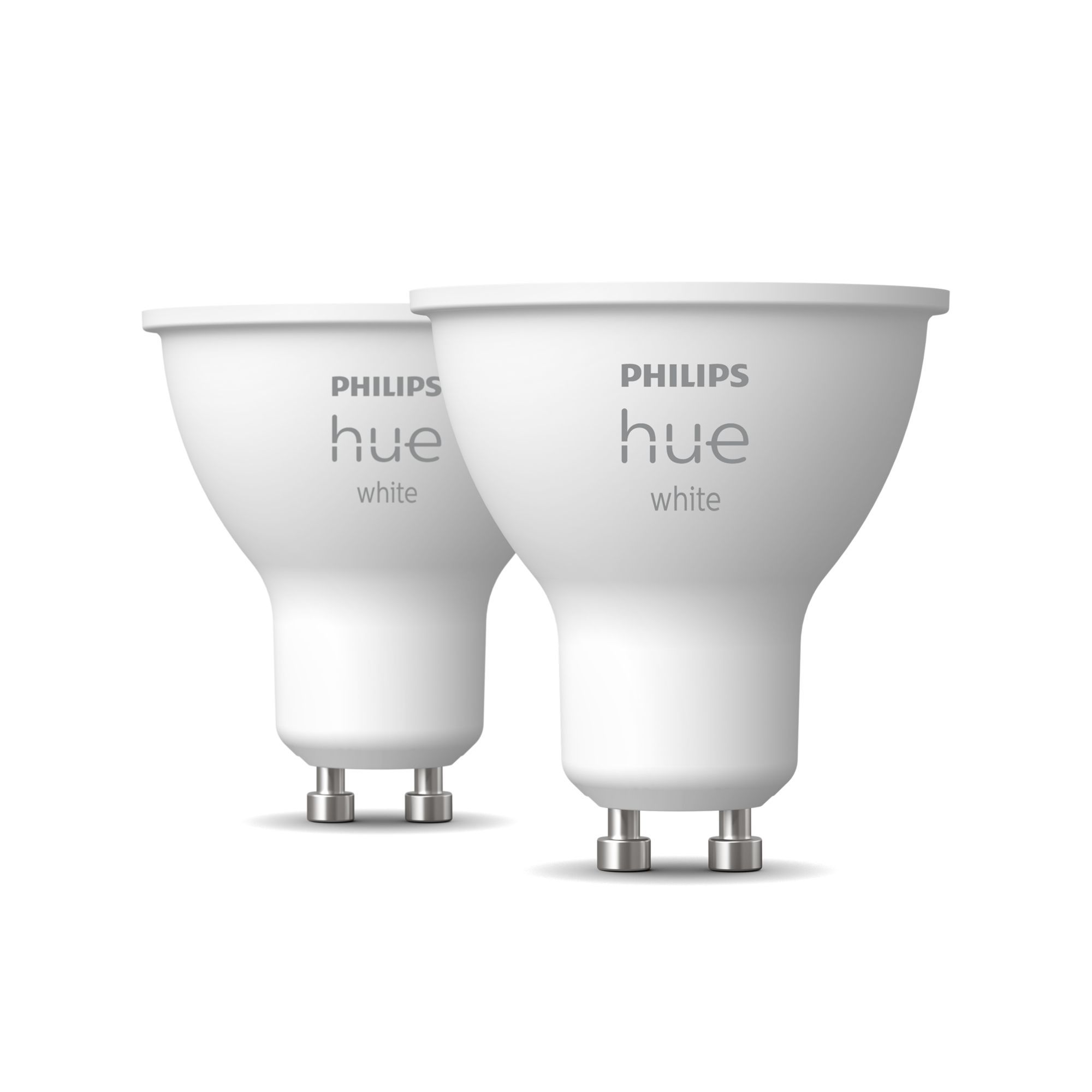 Philips Hue White GU10 - Slimme LED Spot - 2-pack - Bluetooth - Zacht Wit Licht