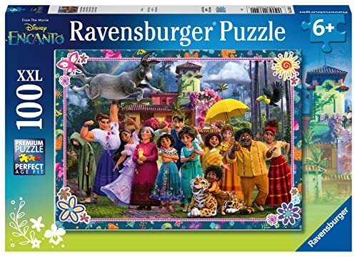 RAVENSBURGER PUZZLE 13342 13342-De familie Madrigal-100 delen XXL Disney Encanto puzzel voor kinderen vanaf 6 jaar