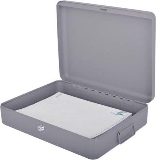 Pavo Documentenkist 370x280x90mm donkergrijs