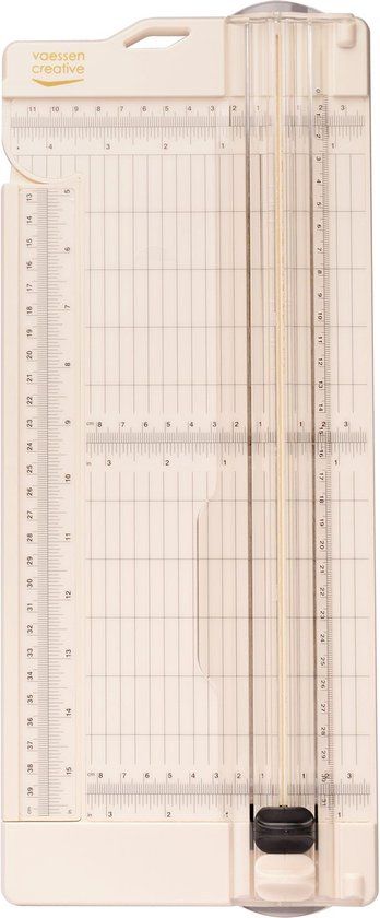 Vaessen Creative Papiersnijder - Riller - 11,4 x 30,5cm - Ivoor