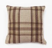 StylemyBedroom 100% katoen Tartan Highland Design Slaapbank Settee Gooi Deken of Kussens... (Natiral, Kussenhoes)