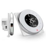 DREAM HEAT Smart thermostaatverwarming, rond touch-display, wifi-bediening, programmeerbare modi, compatibel met Amazon Echo, Google Home