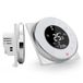 DREAM HEAT Smart thermostaatverwarming, rond touch-display, wifi-bediening, programmeerbare modi, compatibel met Amazon Echo, Google Home
