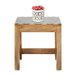 Penguin Home Mango Nesting Salontafel Met Zwart En Wit Blad, Groot