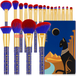 DOCOLOR Kit de 19 pinceaux de maquillage - Thème Égypte