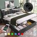 Boxspring Gris 140x200 cm