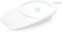 Vitility Bedpan met Deksel - Wit - Plastic