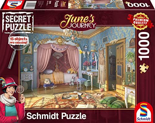 Schmidt Spiele GmbH Junes Schlafzimmer: Puzzle June´s Journey 1.000 Teile