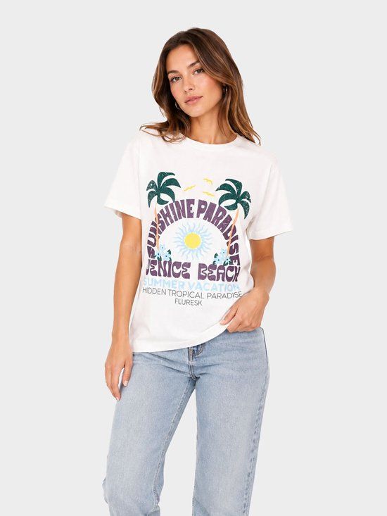 Fluresk C&S Fashion Group Nura T-shirt wit