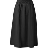 s.Oliver Jupe mi-longue en popeline Noir Coton Femme Taille 54