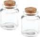 Merkloos Klein flesje - 36 stuks - Transparant - Glas - 5 x 6 cm